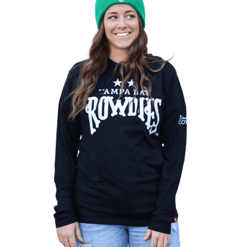 rowdies black 2 star coyr hoodie the bay republic or team store of the tampa bay rays and rowdies 2