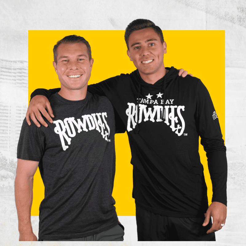 rowdies black 2 star coyr hoodie the bay republic or team store of the tampa bay rays and rowdies 3