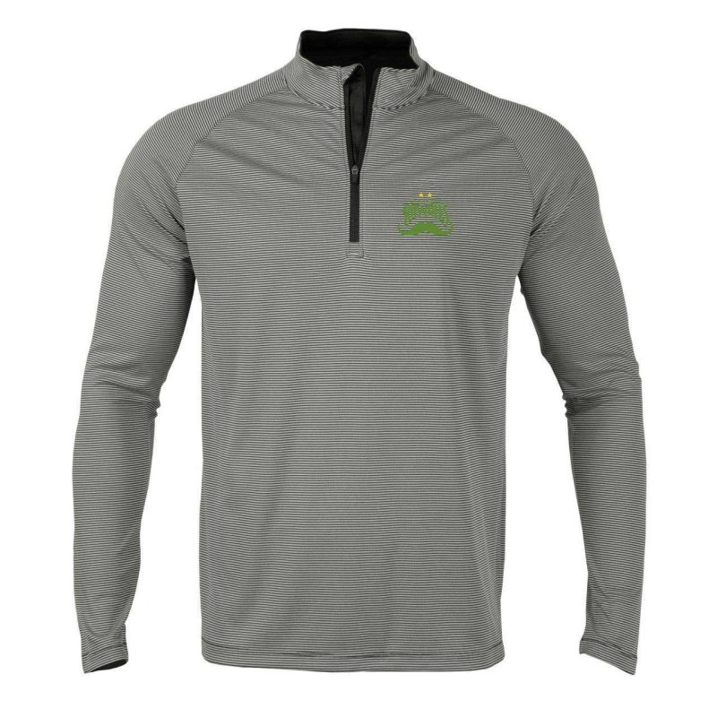 rowdies black and grey stripe 14 zip jacket orion the bay republic or team store of the tampa bay rays and rowdies 26919736148131