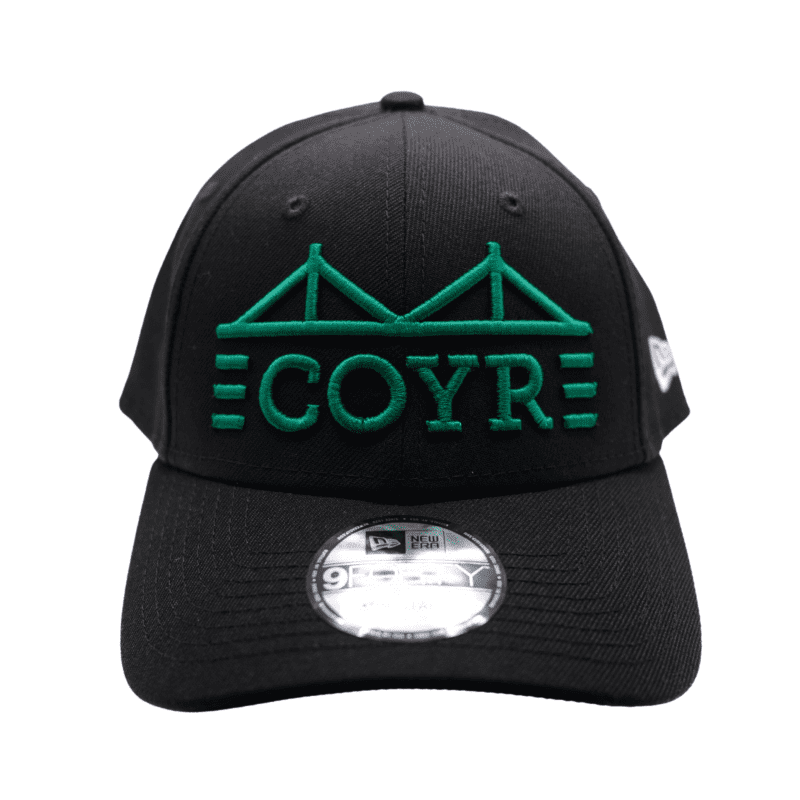 rowdies black coyr bridge new era 9forty adjustable hat the bay republic or team store of the tampa bay rays and rowdies