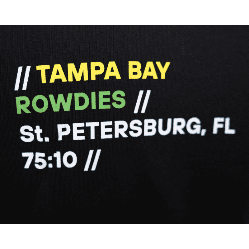 rowdies black two star hoodie the bay republic or team store of the tampa bay rays and rowdies 2 28534150922403