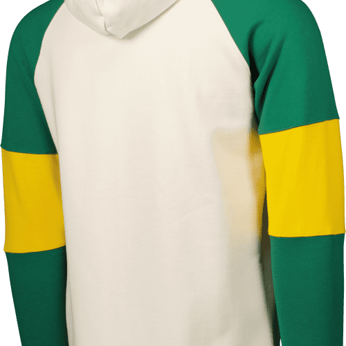 rowdies cream with green and yellow sleeves sport design sweden full zip hoodie the bay republic or team store of the tampa bay rays and rowdies 2