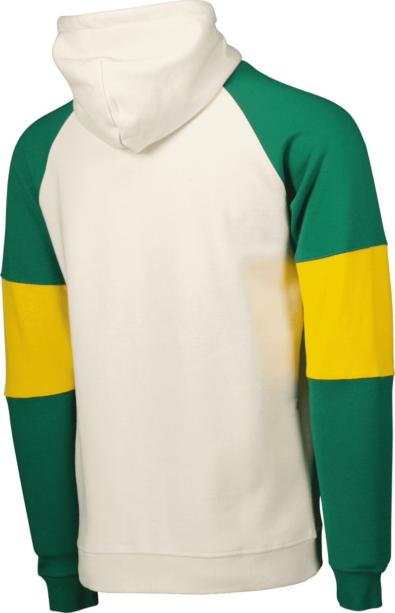 rowdies cream with green and yellow sleeves sport design sweden full zip hoodie the bay republic or team store of the tampa bay rays and rowdies 2