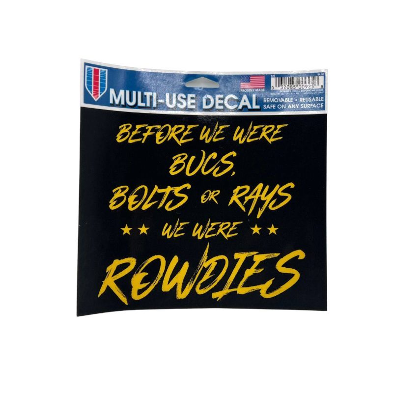 rowdies decal before we were the bay republic or team store of the tampa bay rays and rowdies