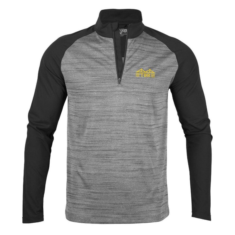 rowdies grey and black sleeves 14 zip jacket vandal the bay republic or team store of the tampa bay rays and rowdies 26919752564899