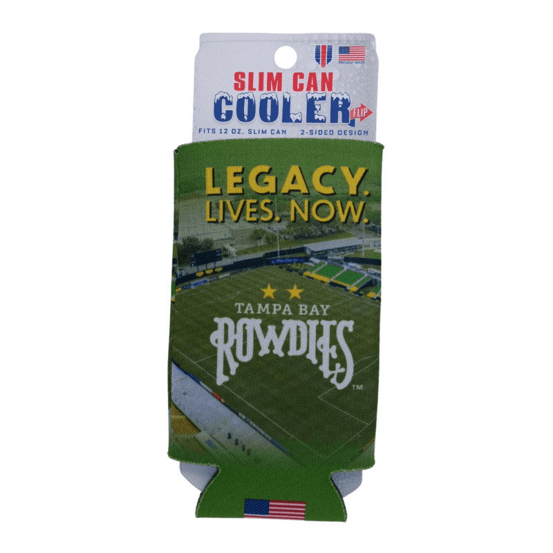 rowdies legacy lives now slim can koozie the bay republic or team store of the tampa bay rays and rowdies 27447790502051