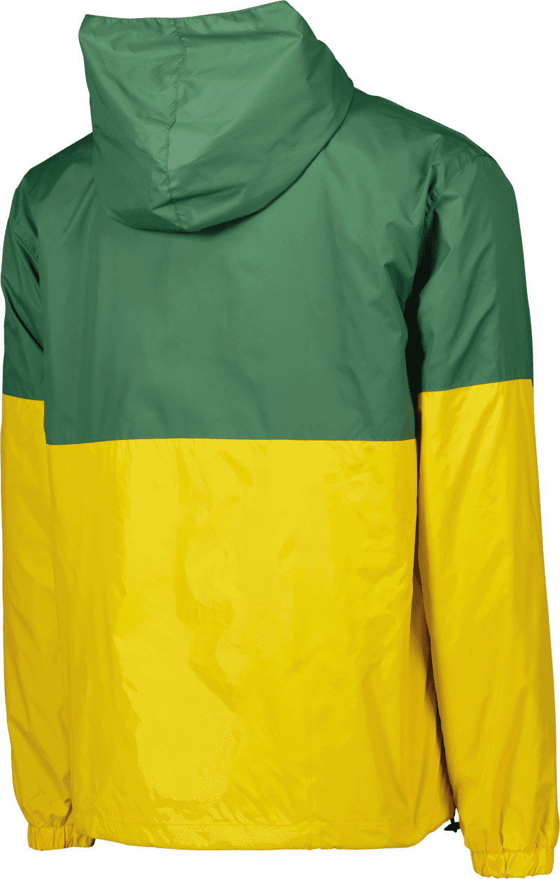 rowdies men s green and yellow colorblock sport design sweden full zip jacket the bay republic or team store of the tampa bay rays and rowdies 2