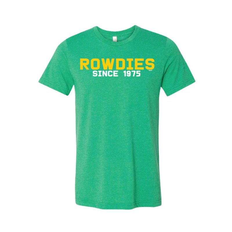 rowdies men s green since 1975 t shirt the bay republic or team store of the tampa bay rays and rowdies