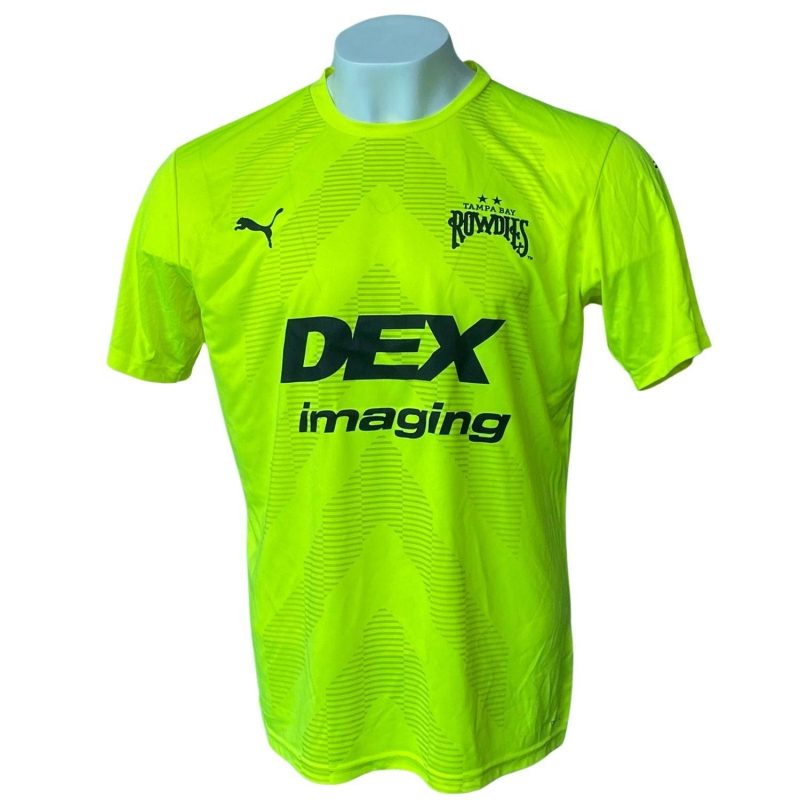 rowdies men s neon yellow volt 2023 replica puma jersey the bay republic or team store of the tampa bay rays and rowdies 1