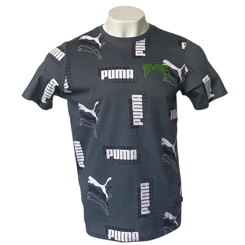 rowdies men s puma grey 2 star all over puma print t shirt the bay republic or team store of the tampa bay rays and rowdies 1