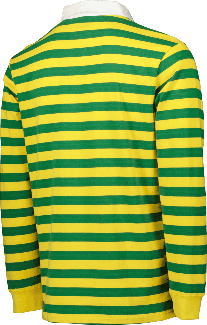 rowdies men s yellow and green striped crest long sleeve polo the bay republic or team store of the tampa bay rays and rowdies 3