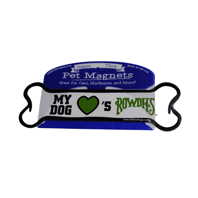 rowdies my dog loves the rowdies magnet the bay republic or team store of the tampa bay rays and rowdies