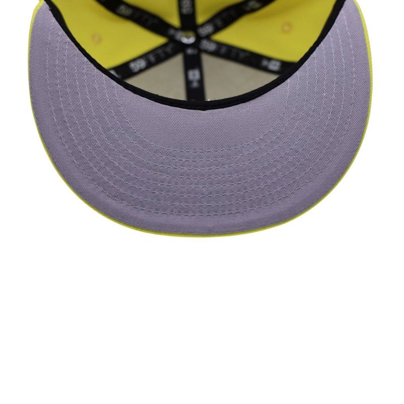 rowdies neon yellow crest new era 59fifty fitted hat the bay republic or team store of the tampa bay rays and rowdies 4