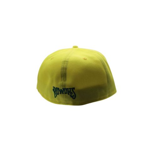 rowdies neon yellow crest new era 59fifty fitted hat the bay republic or team store of the tampa bay rays and rowdies 5