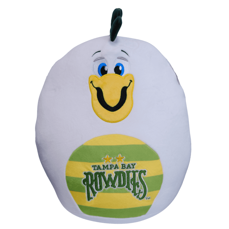 rowdies pete the pelican squishy pillow the bay republic or team store of the tampa bay rays and rowdies