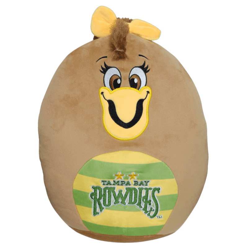 rowdies pinnie the pelican squishy pillow the bay republic or team store of the tampa bay rays and rowdies