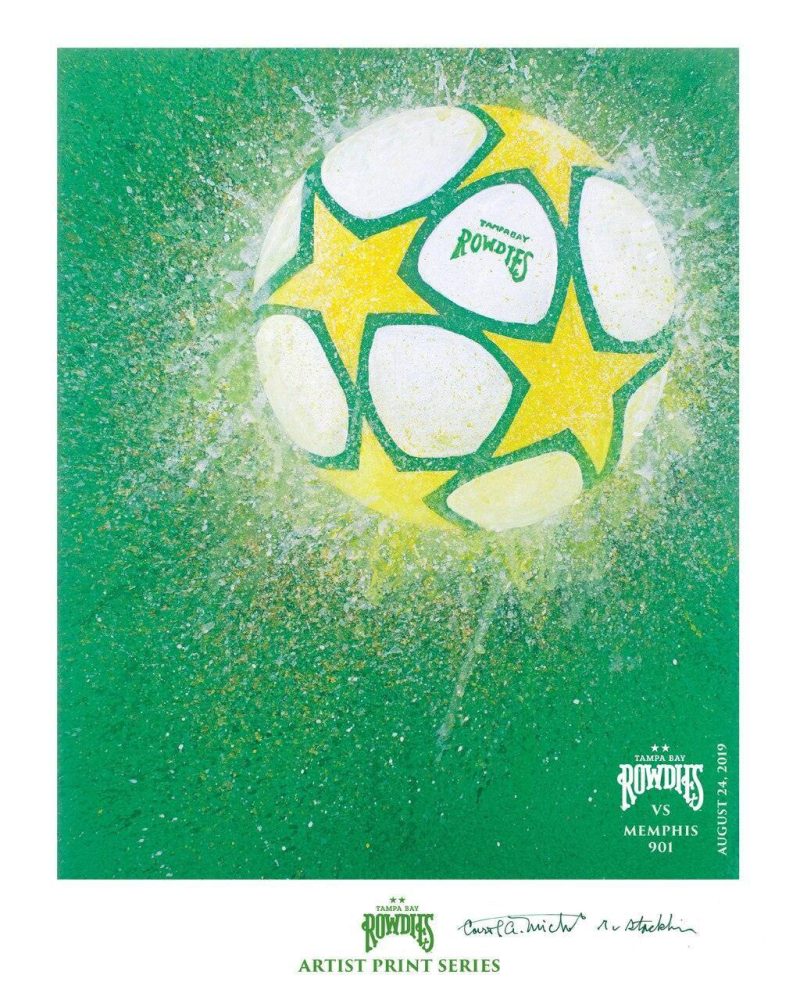 rowdies super nova artist print the bay republic or team store of the tampa bay rays and rowdies 26919767933091