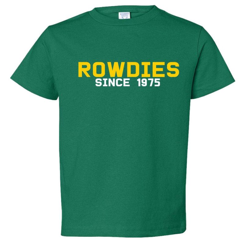 rowdies toddler green since 1975 short sleeve t shirt the bay republic or team store of the tampa bay rays and rowdies