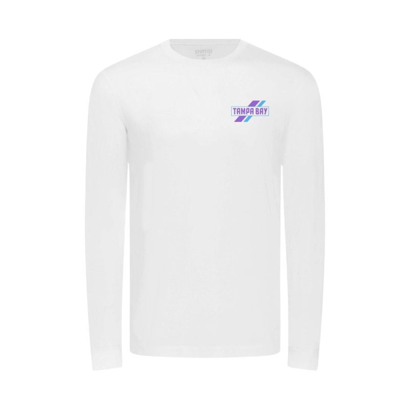 tampabay white longsleeve t shirt sportiqe